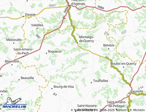 MICHELIN Saint-Vincent map - ViaMichelin
