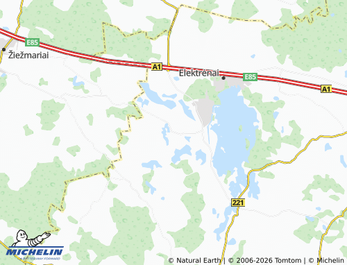 Mappa MICHELIN Naujosios Kietaviškės - ViaMichelin
