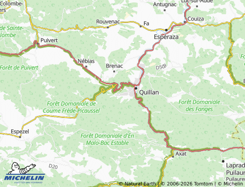Mapa MICHELIN Ginoles - ViaMichelin