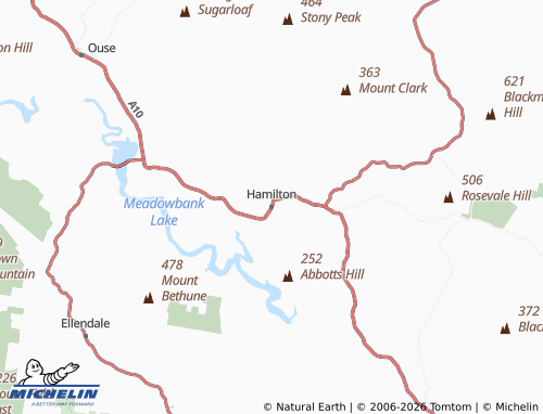 Mappa MICHELIN Hamilton - ViaMichelin