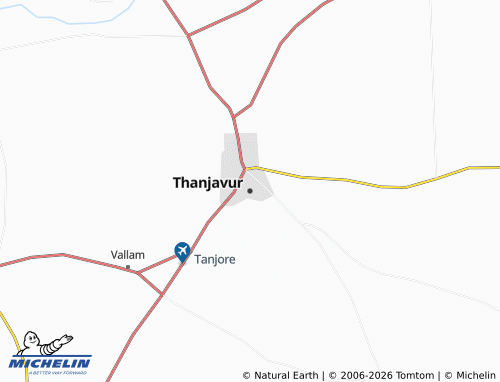 MICHELIN-Landkarte Thanjavur - ViaMichelin