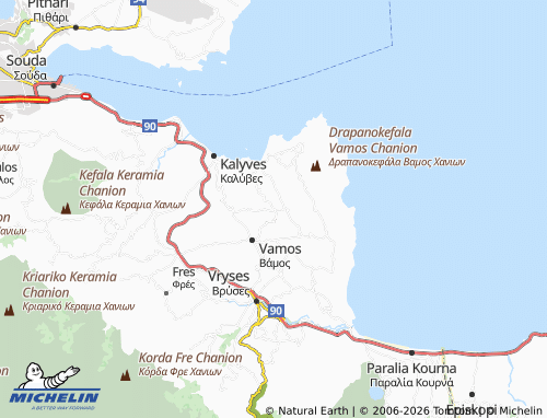 Mappa MICHELIN Gavalochori - ViaMichelin