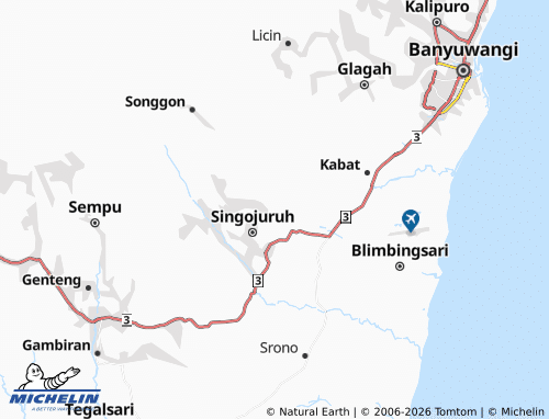 MICHELIN Singolatren map - ViaMichelin