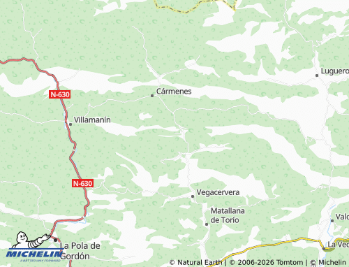 Carte MICHELIN Gete - ViaMichelin