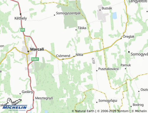 Mapa MICHELIN Nikla - ViaMichelin