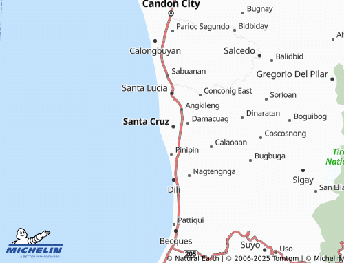 MICHELIN Villa Hermosa map - ViaMichelin