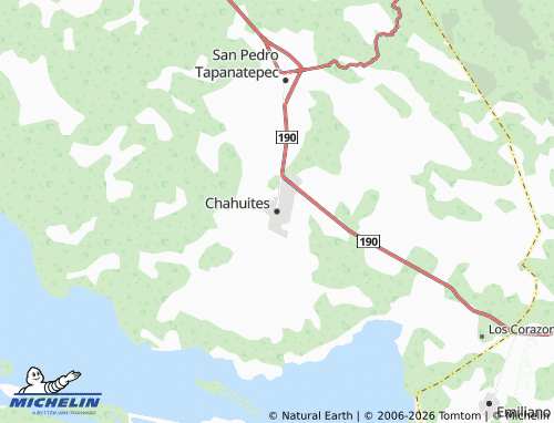 Mapa MICHELIN Chahuites - ViaMichelin