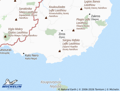 MICHELIN Agia Triada map - ViaMichelin