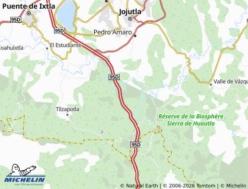 MICHELIN Xicatlacotla, Pueblo Viejo map - ViaMichelin