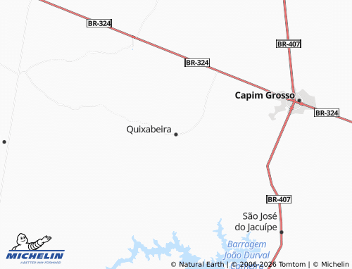 Mappa MICHELIN Quixabeira - ViaMichelin
