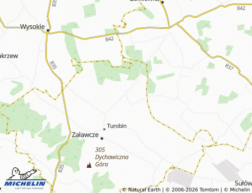 Mapa MICHELIN Żabno - ViaMichelin