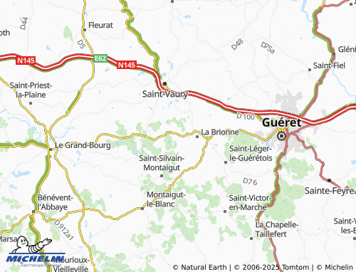MICHELIN Mondon map - ViaMichelin