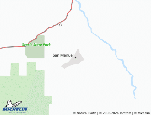 Mapa MICHELIN San Manuel - ViaMichelin