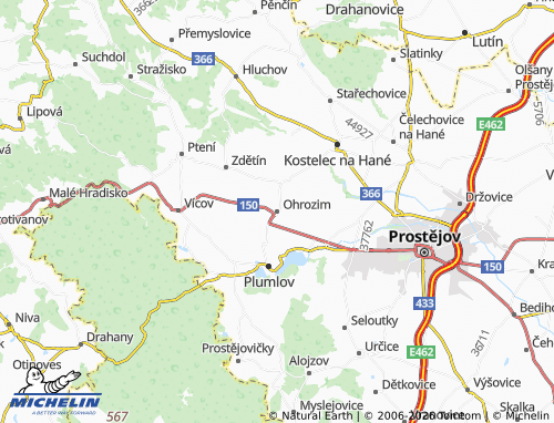 Mappa MICHELIN Ohrozim - ViaMichelin