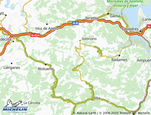 Carte MICHELIN Riaño - ViaMichelin