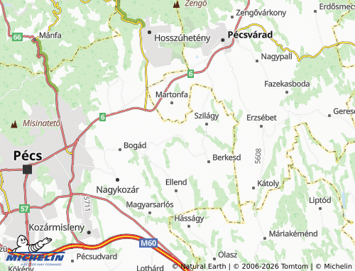 MICHELIN Pereked map - ViaMichelin