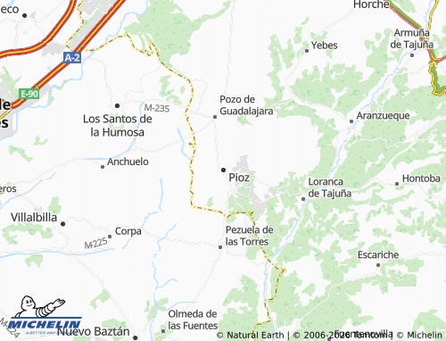 MICHELIN Pioz map - ViaMichelin