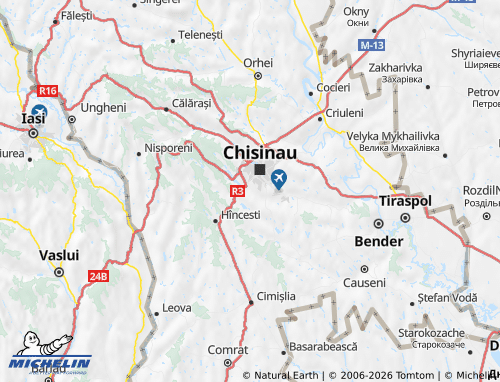 MICHELIN Ialoveni map - ViaMichelin