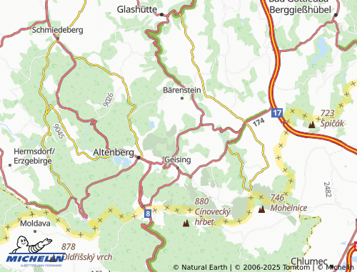 Mappa MICHELIN Geisinggrund - ViaMichelin