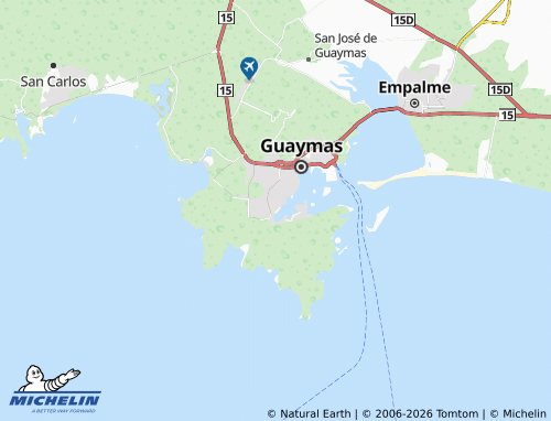 MICHELIN Vista Azul map - ViaMichelin