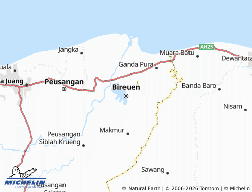 Mapa MICHELIN Bireuen - ViaMichelin