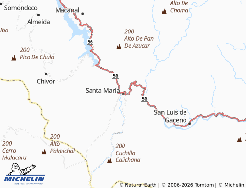 Mapa MICHELIN Santa María - ViaMichelin
