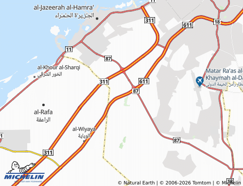 MICHELIN Al Mazrae map - ViaMichelin