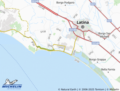 MICHELIN Cioccatelli map - ViaMichelin