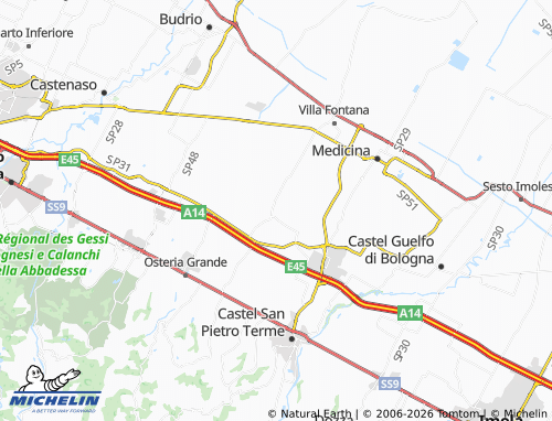 MICHELIN-Landkarte Gaiana - ViaMichelin
