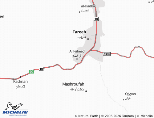 Carte MICHELIN Al Fuheed - ViaMichelin