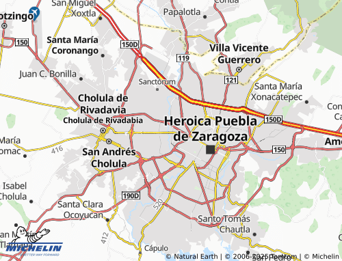 Mappa MICHELIN Reforma Sur - ViaMichelin