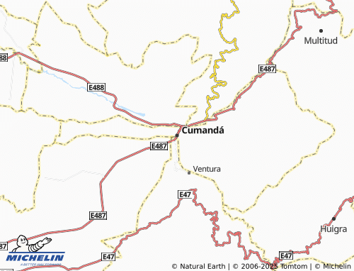 MICHELIN Cumandá map - ViaMichelin