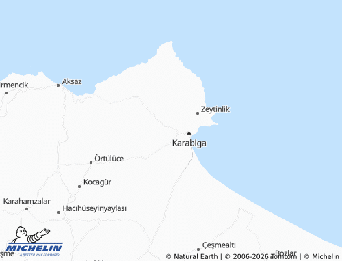 MICHELIN Ulucamii map - ViaMichelin
