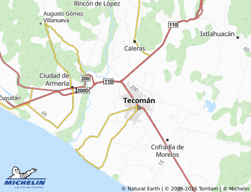 MICHELIN Luis Donaldo Colosio map - ViaMichelin