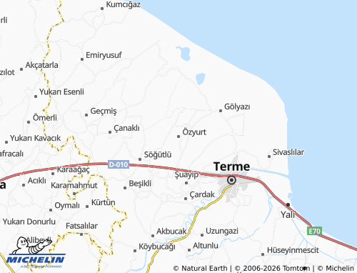 MICHELIN Özyurt map - ViaMichelin