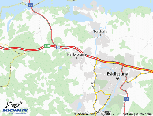 Carte MICHELIN Hällbybrunn - ViaMichelin