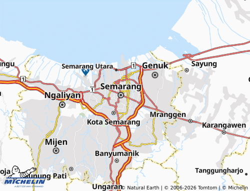 MICHELIN Karangkidul map - ViaMichelin