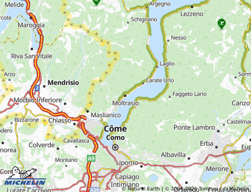 MICHELIN-Landkarte Moltrasio - ViaMichelin