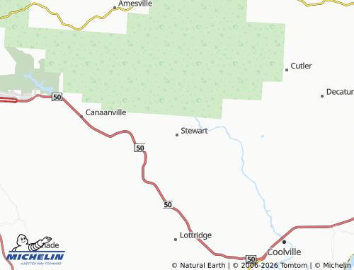 Mapa MICHELIN Stewart - ViaMichelin