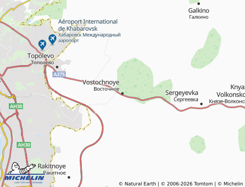 MICHELIN-Landkarte Vostochnoye - ViaMichelin