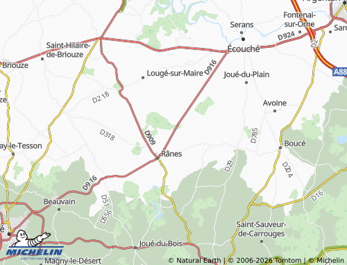 Mappa MICHELIN La Forêterie - ViaMichelin