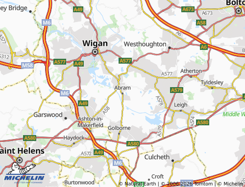 Carte MICHELIN Abram - ViaMichelin