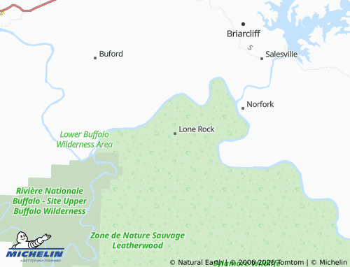 Mappa MICHELIN Lone Rock - ViaMichelin