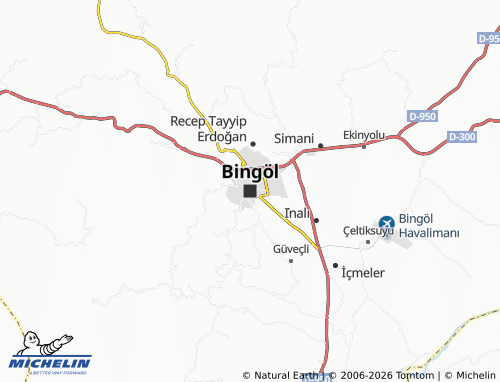 MICHELIN Bingol map - ViaMichelin