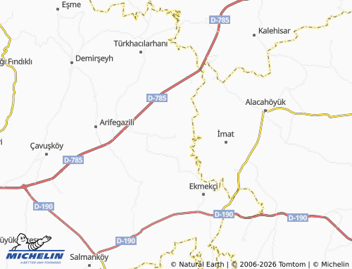 Mappa MICHELIN Beylice - ViaMichelin
