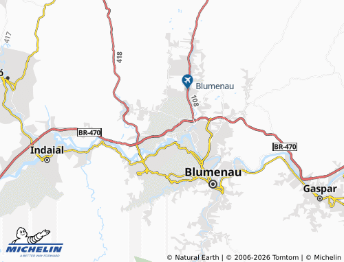 Mapa MICHELIN Salto Norte - ViaMichelin