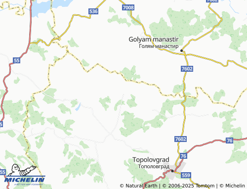 MICHELIN Kamenna reka map - ViaMichelin