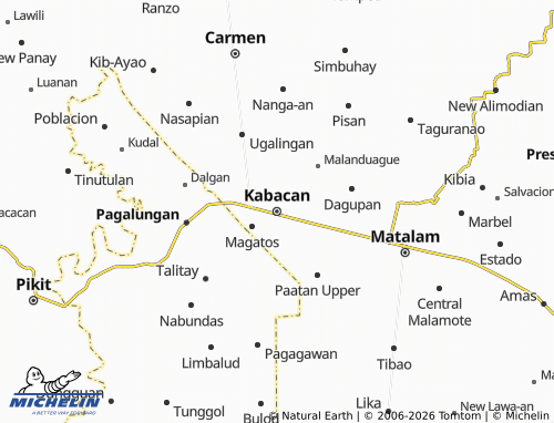 MICHELIN Kabacan map - ViaMichelin