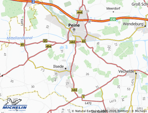 MICHELIN Klein Ilsede map - ViaMichelin