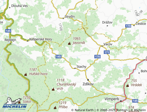 Carte MICHELIN Úbislav - ViaMichelin